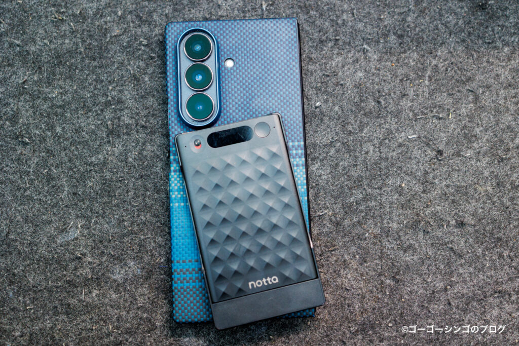 Notta Memo Type-CとGalaxy Z Fold 7