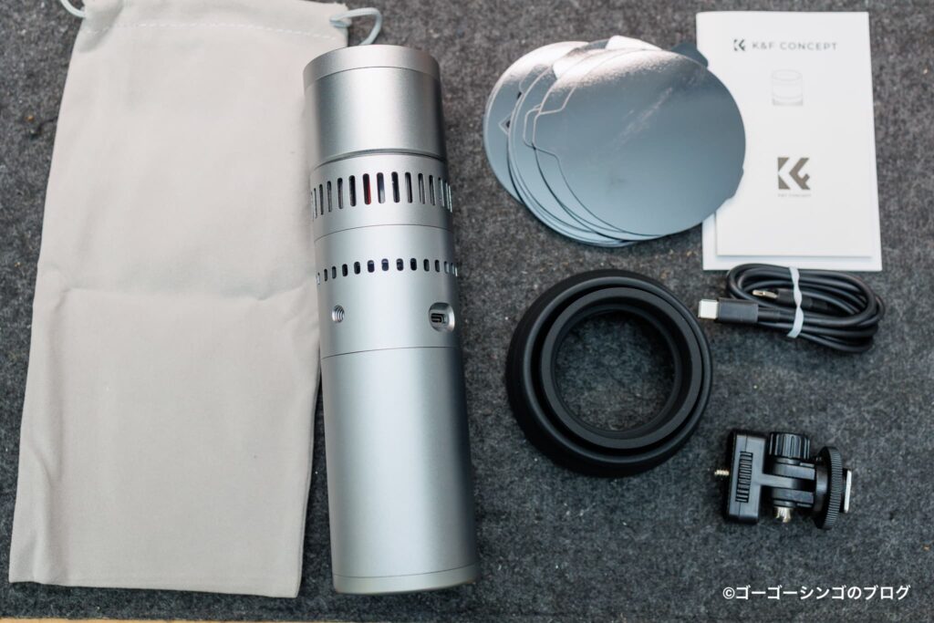 K&F CONCEPT 撮影ライトの付属品