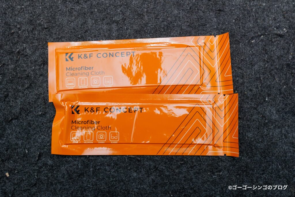 K&F CONCEPT 電動 エアダスターんのクリーニングクロス