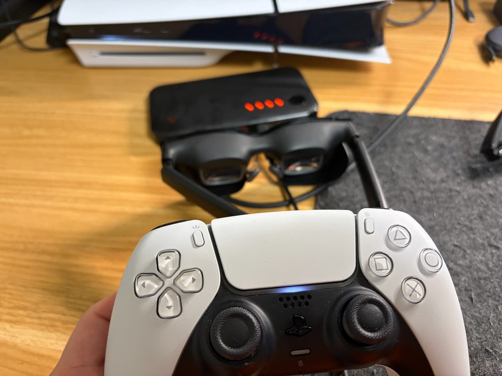 VITURE BeastとPS5のプレイ