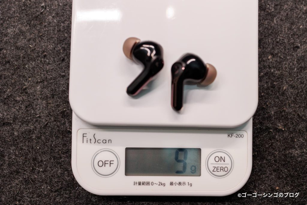 SOUNDPEATS Air6 Proの重さ