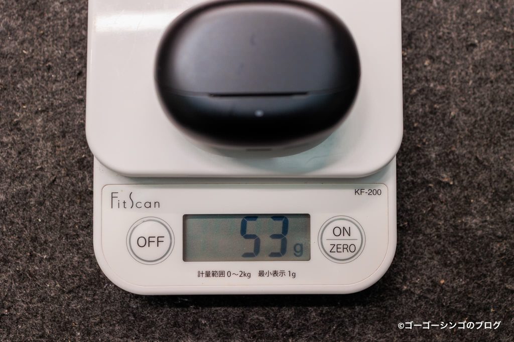 SOUNDPEATS Air6 Proの重さ